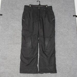 Columbia Snow Pants Mens M Black Omni-Tech Insulated Cargo‎ Ski Snowboard